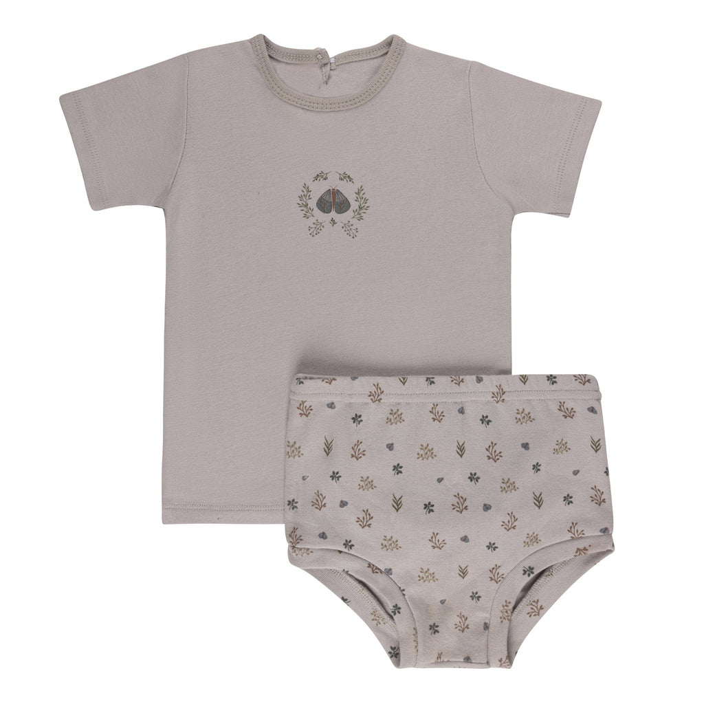 Ely's&Co. Set Jellybeanzkids Elys Garden Floral Print Short Set-Blue