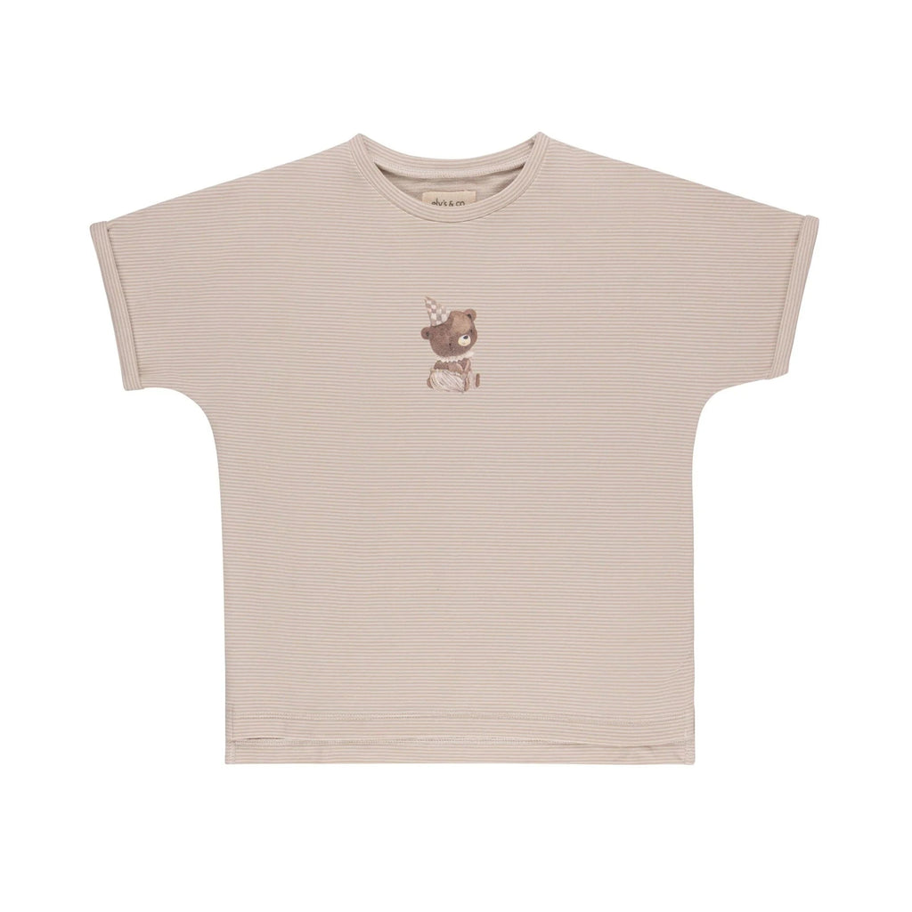 Ely's&Co. Tee Jellybeanzkids Elys Bear Collection T-Shirt -Tan