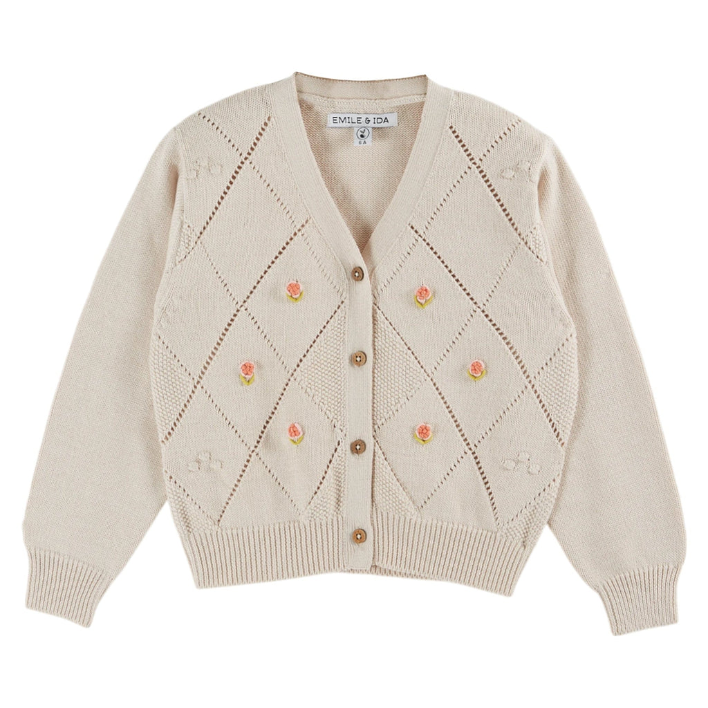 Emile et Ida Cardigan Jellybeanzkids Emile Et Ida Brode Cardigan