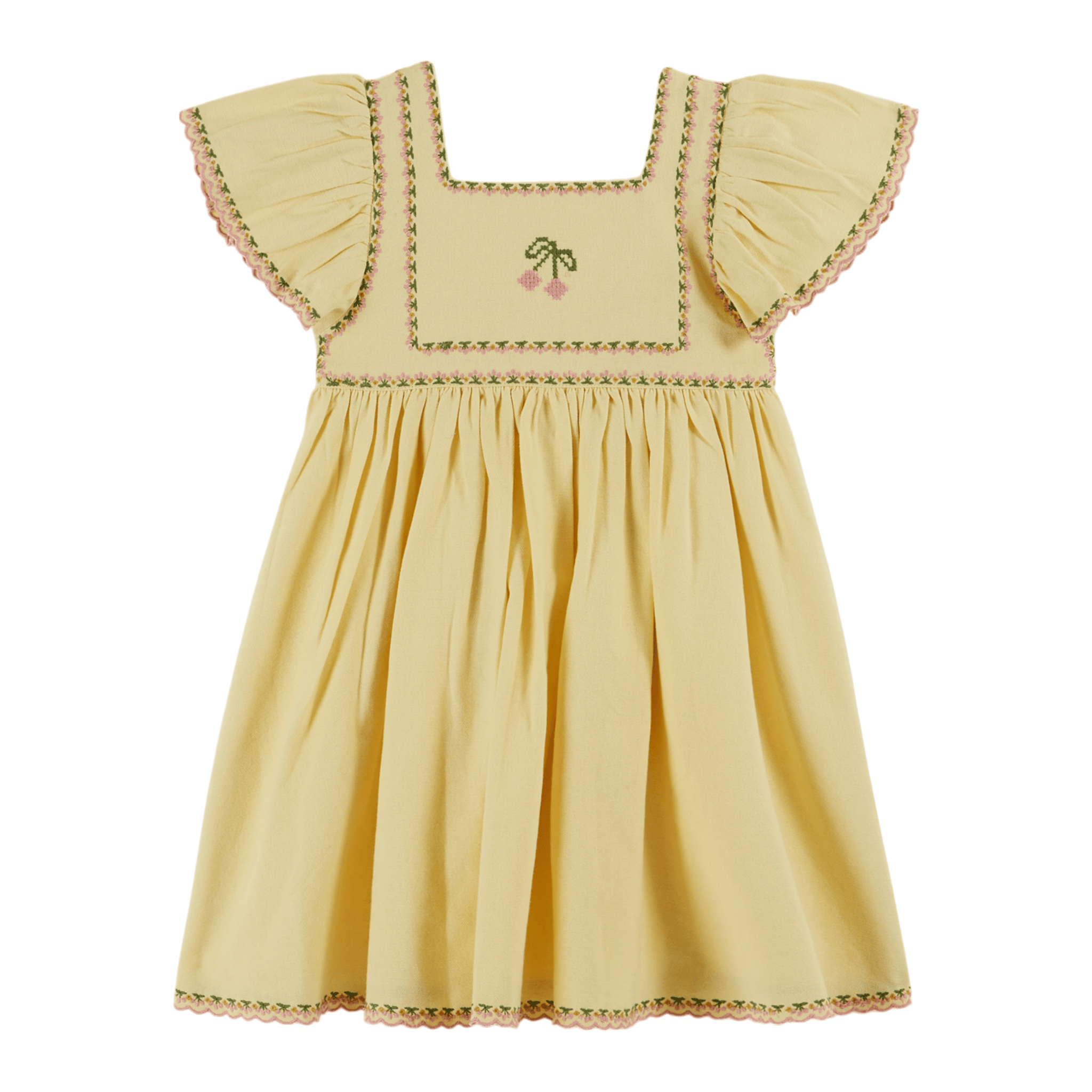 Emile Et Ida Brode Canvas Dress – JellyBeanz Kids
