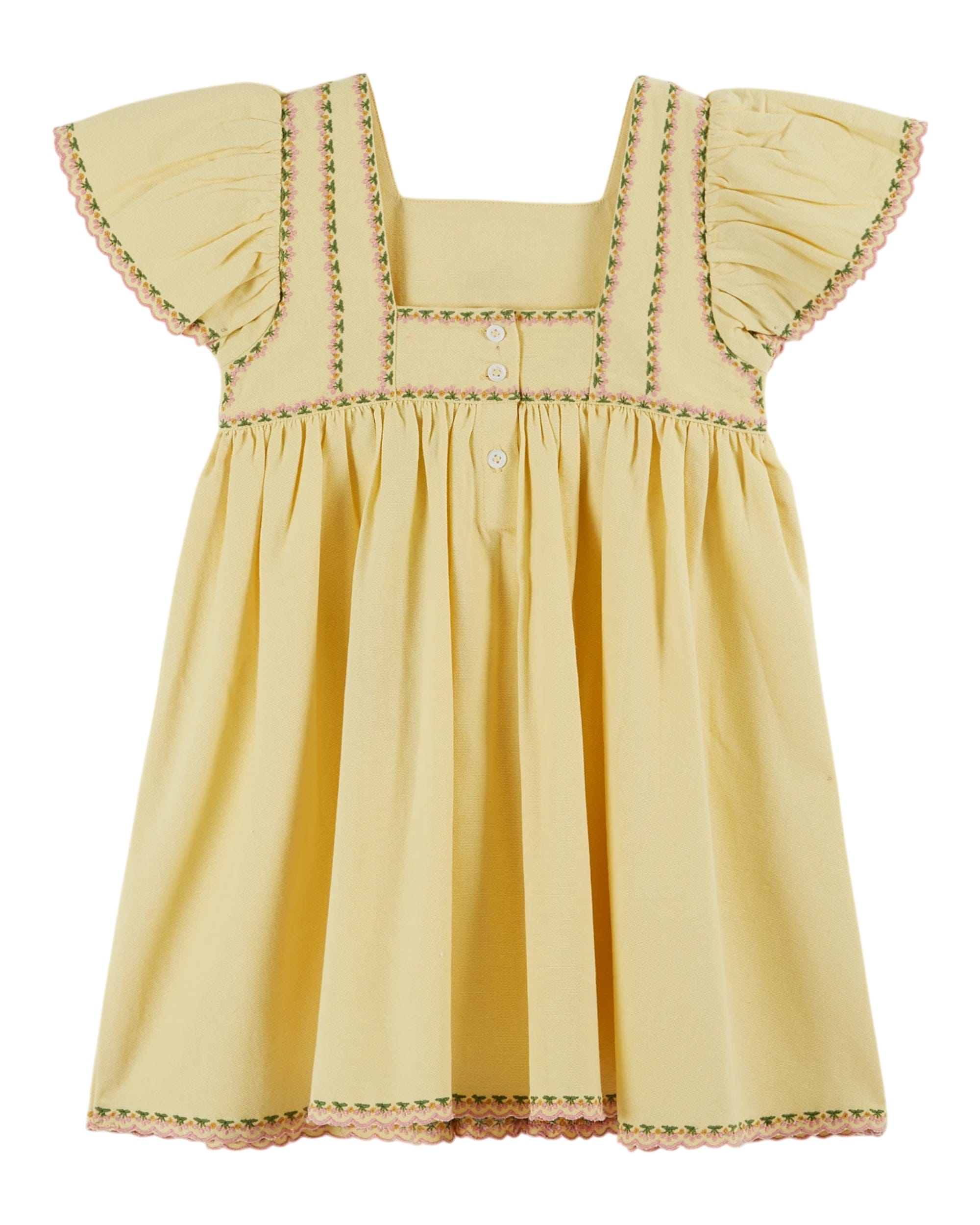 Emile Et Ida Brode Canvas Dress – JellyBeanz Kids
