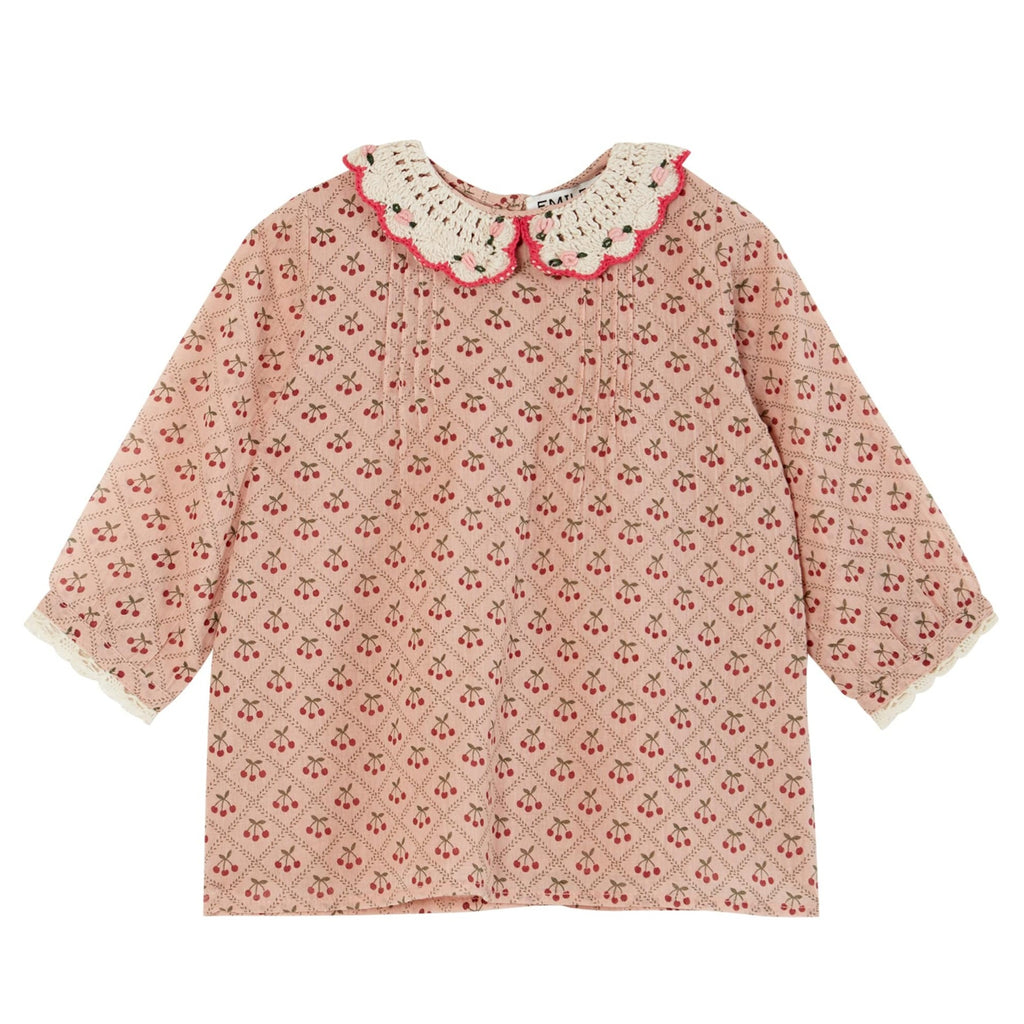 Emile et Ida Dress Jellybeanzkids Emile Et Ida Cherry Crochet Baby Dress