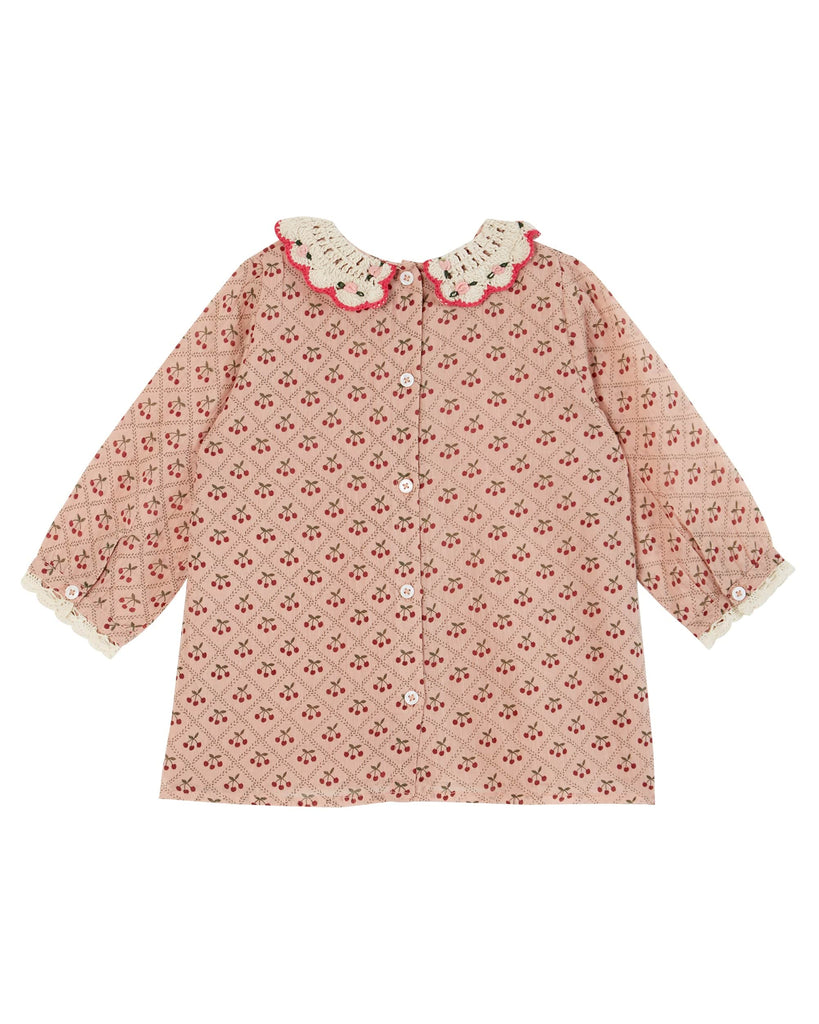 Emile et Ida Dress Jellybeanzkids Emile Et Ida Cherry Crochet Baby Dress