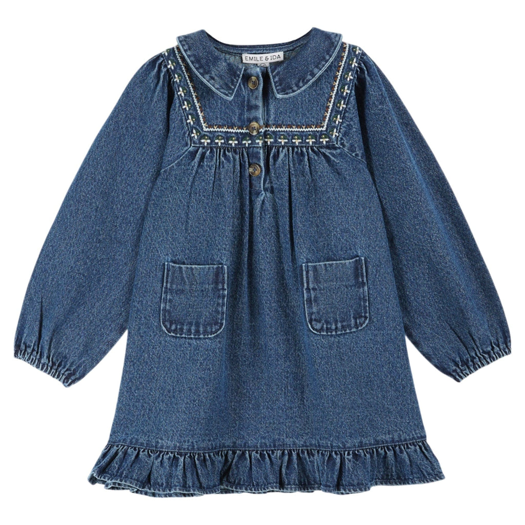 Emile et Ida Dress Jellybeanzkids Emile Et Ida Denim Dress
