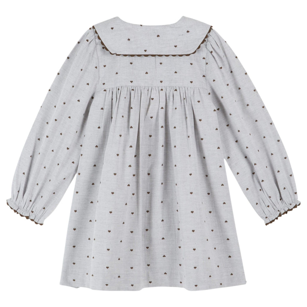 Emile et Ida Dress Jellybeanzkids Emile Et Ida Jacquard Coeur Dress