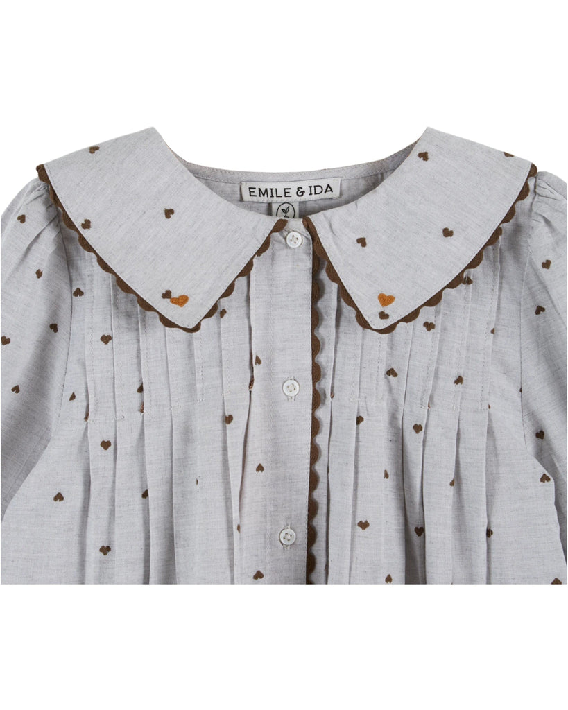 Emile et Ida Dress Jellybeanzkids Emile Et Ida Jacquard Coeur Dress