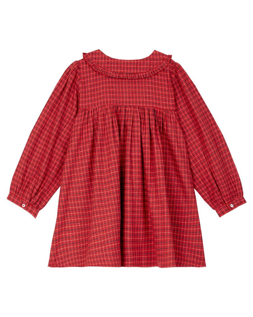 Emile et Ida Dress Jellybeanzkids Emile Et Ida Volant Ecossais Dress