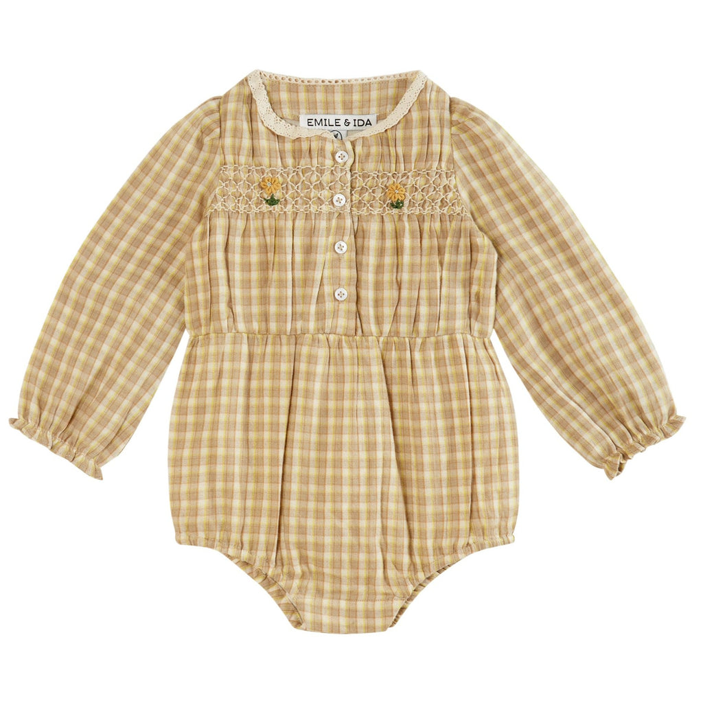 Emile et Ida Romper Jellybeanzkids Emile Et Ida Brigitte Brodee Smokee Romper