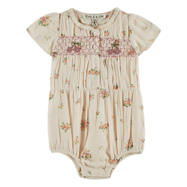 Emile Et Ida Smocked Romper – JellyBeanz Kids