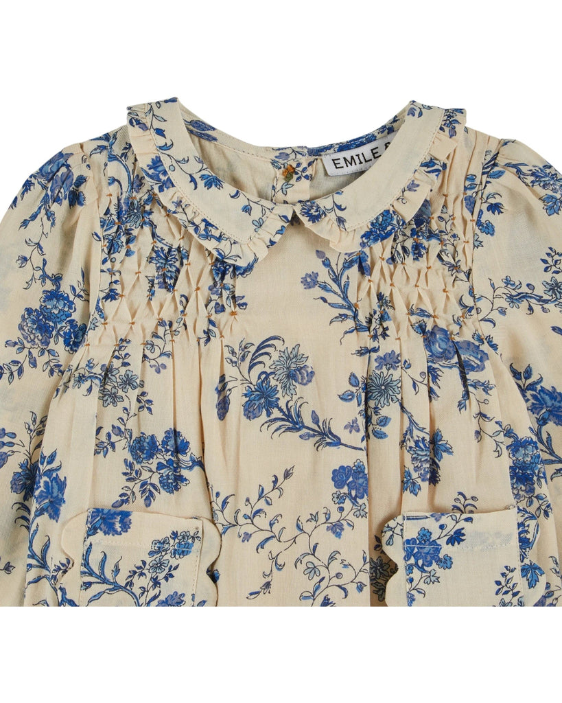 Emile et Ida Romper Jellybeanzkids Emile Et Ida Smocked Orchid Romper