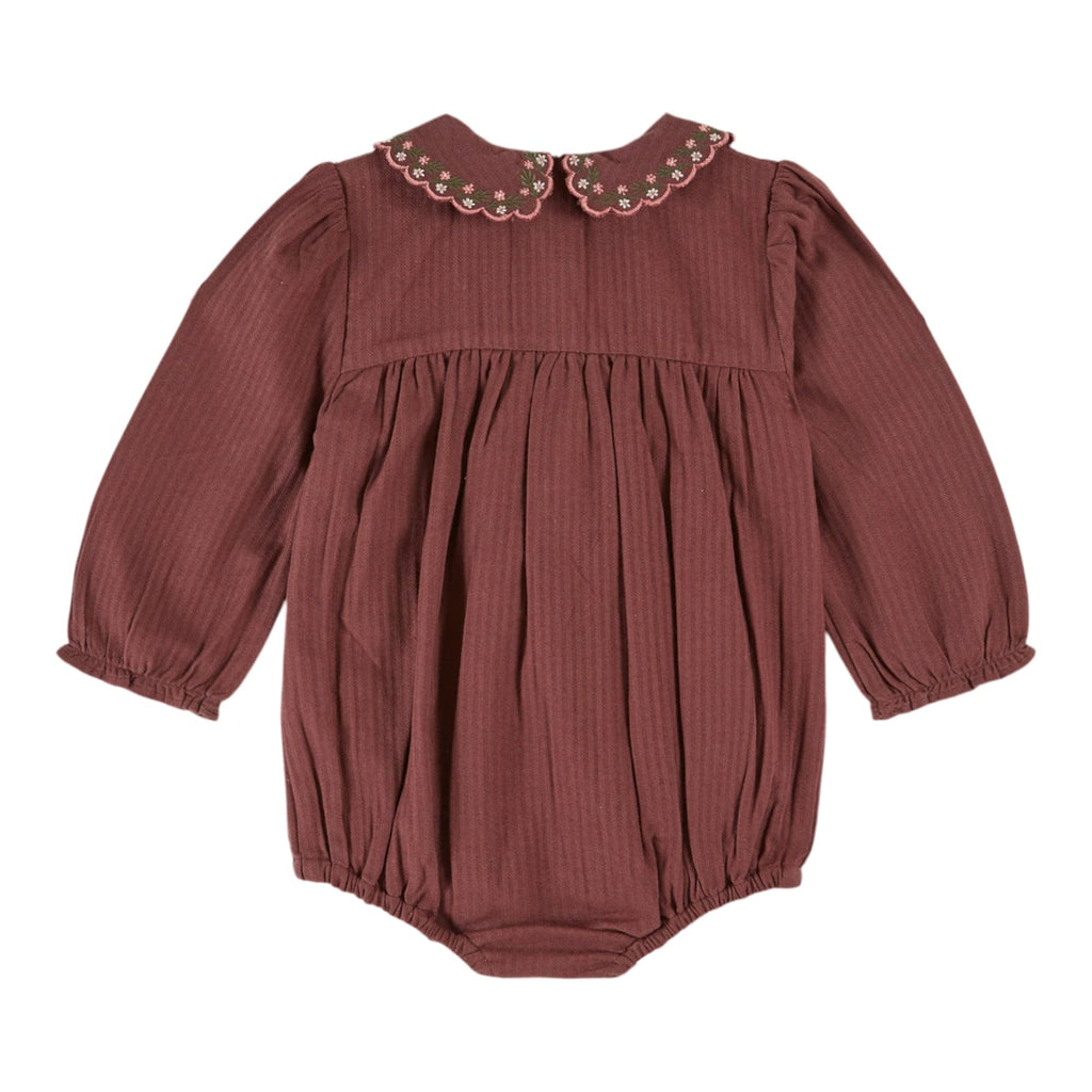 Emile et Ida Romper Jellybeanzkids Emile Et Ida Smocked Violine Romper