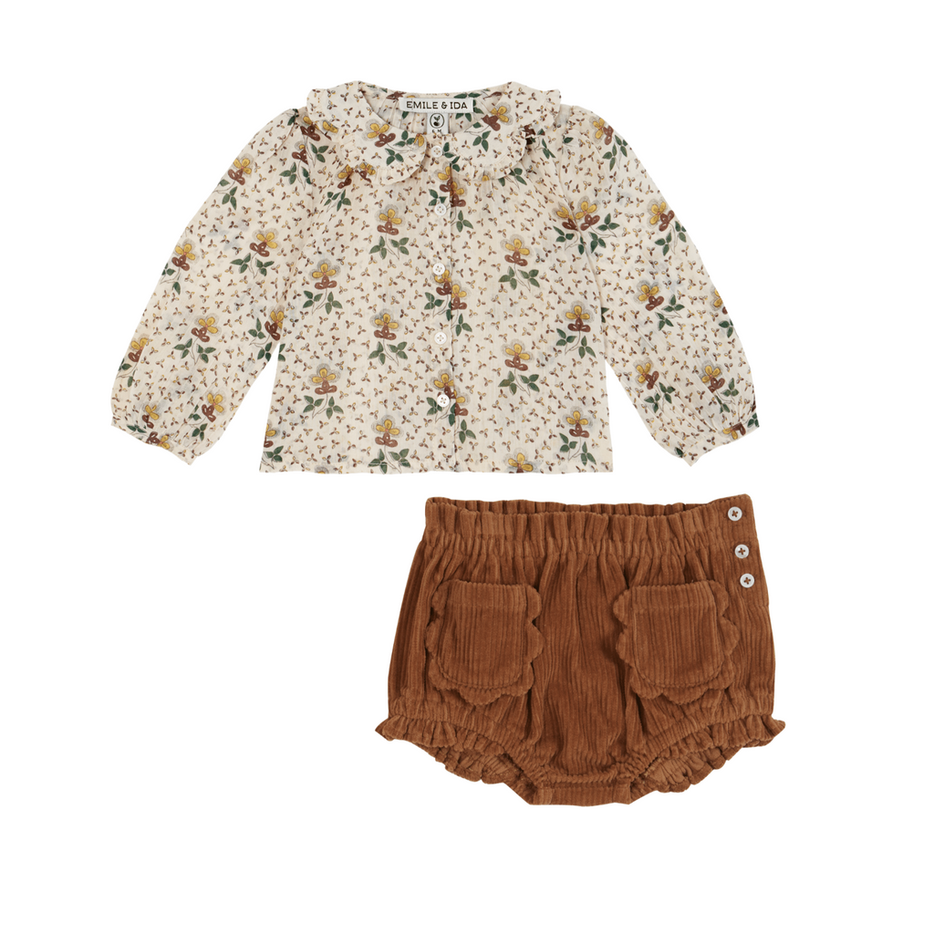 Emile et Ida Set Jellybeanzkids Emile Et Ida Agate Fleurs Set