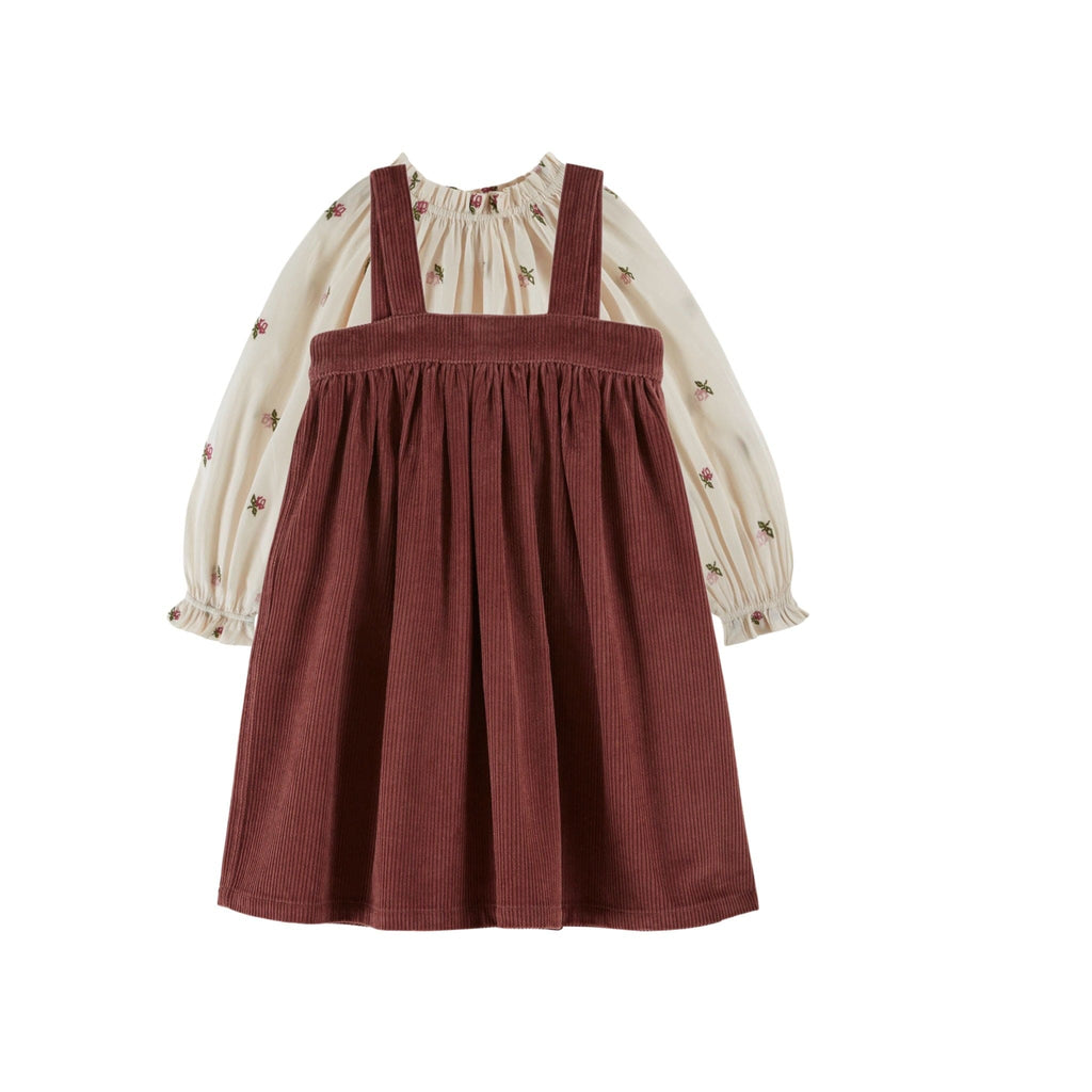 Emile et Ida set Jellybeanzkids Emile Et Ida Brodee Blouse Jumper Set