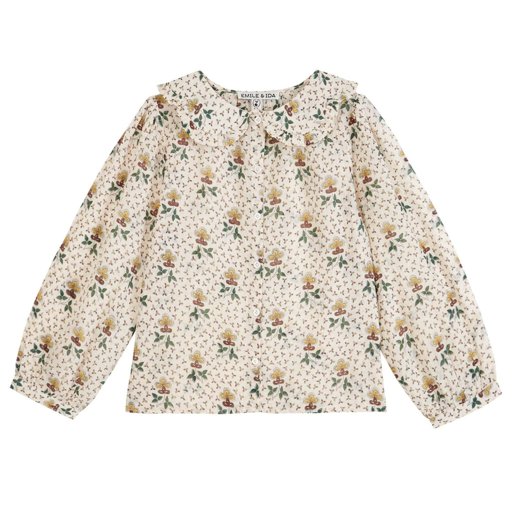 Emile et Ida Shirt Jellybeanzkids Emile Et Ida Agate Fleuers Blouse