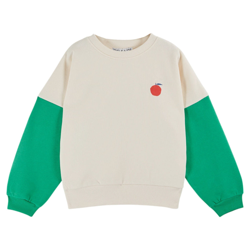 Emile et Ida Sweatshirt Jellybeanzkids Emile Et Ida Sweat Molleton-Green