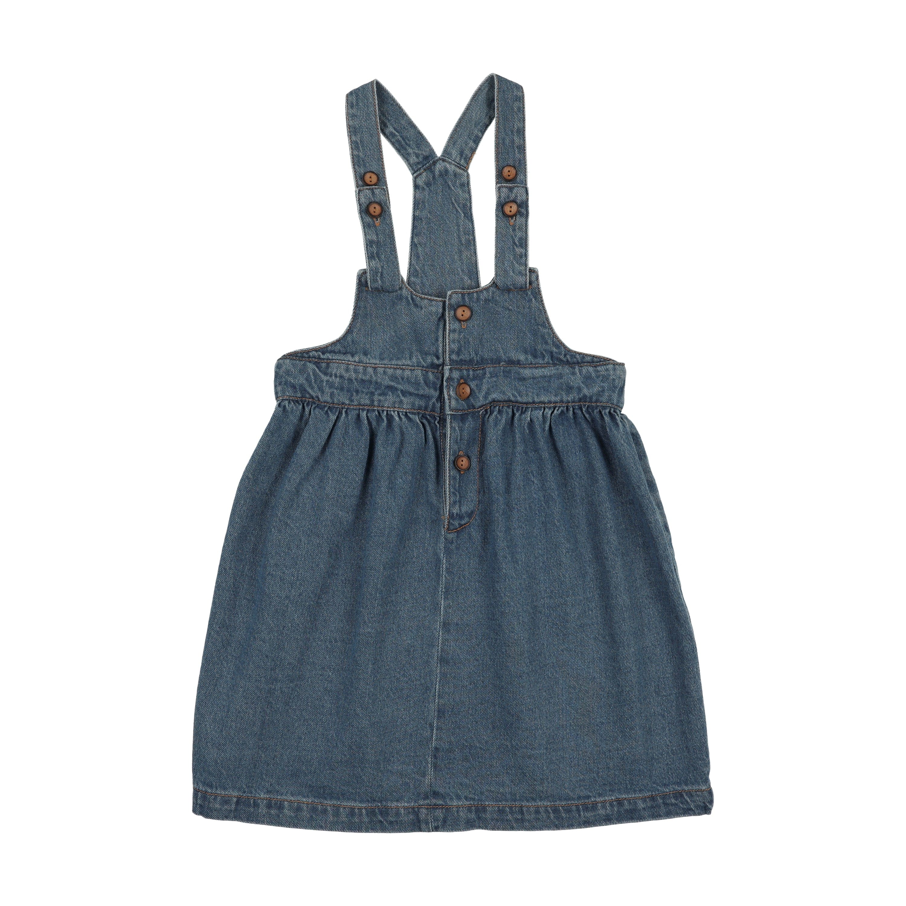 Farren Denim Jumper – JellyBeanz Kids Farren Denim Jumper – JellyBeanz Kids