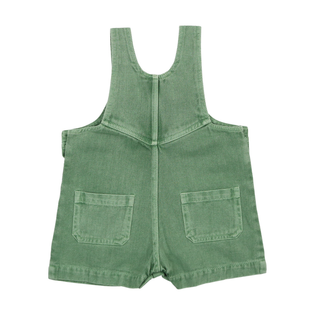 Farren+Me Romper Jellybeanzkids Farren + Me Denim Overall- Green Wash