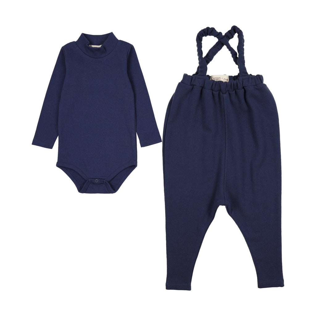 Farren+Me Set Jellybeanzkids Farren+Me Overall Set - Washed Blue