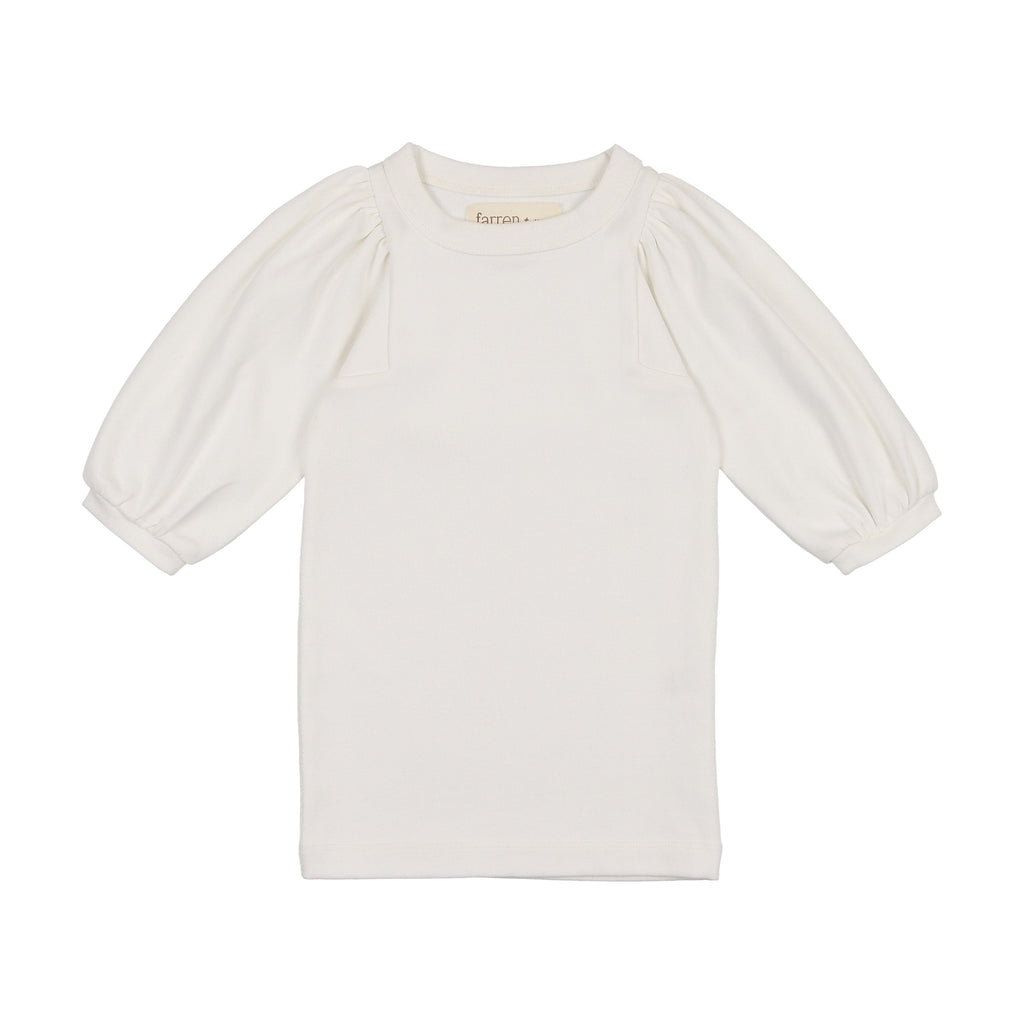 Farren+Me T-shirt Jellybeanzkids Farren + Me Balloon 3/4 sleeve T- shirt- Cream