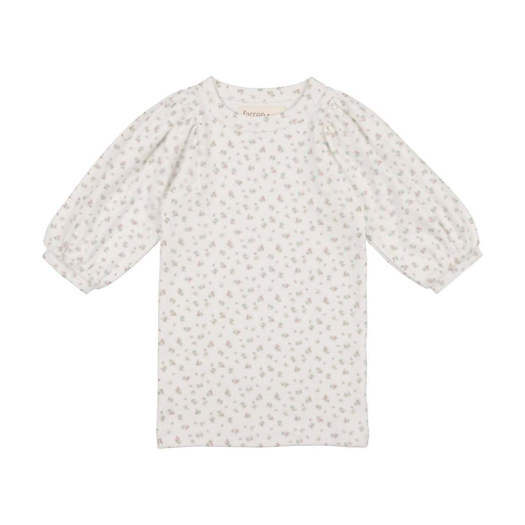 Farren+Me T-shirt Jellybeanzkids Farren + Me Balloon 3/4 sleeve T- shirt- Floral Print