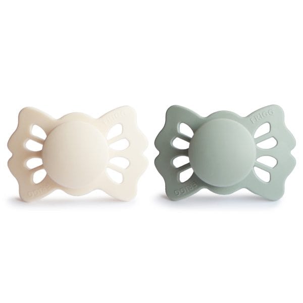 Frigg Accessories Jellybeanzkids Frigg Lucky Symmetrical Silicone Pacifier - Cream/Sage