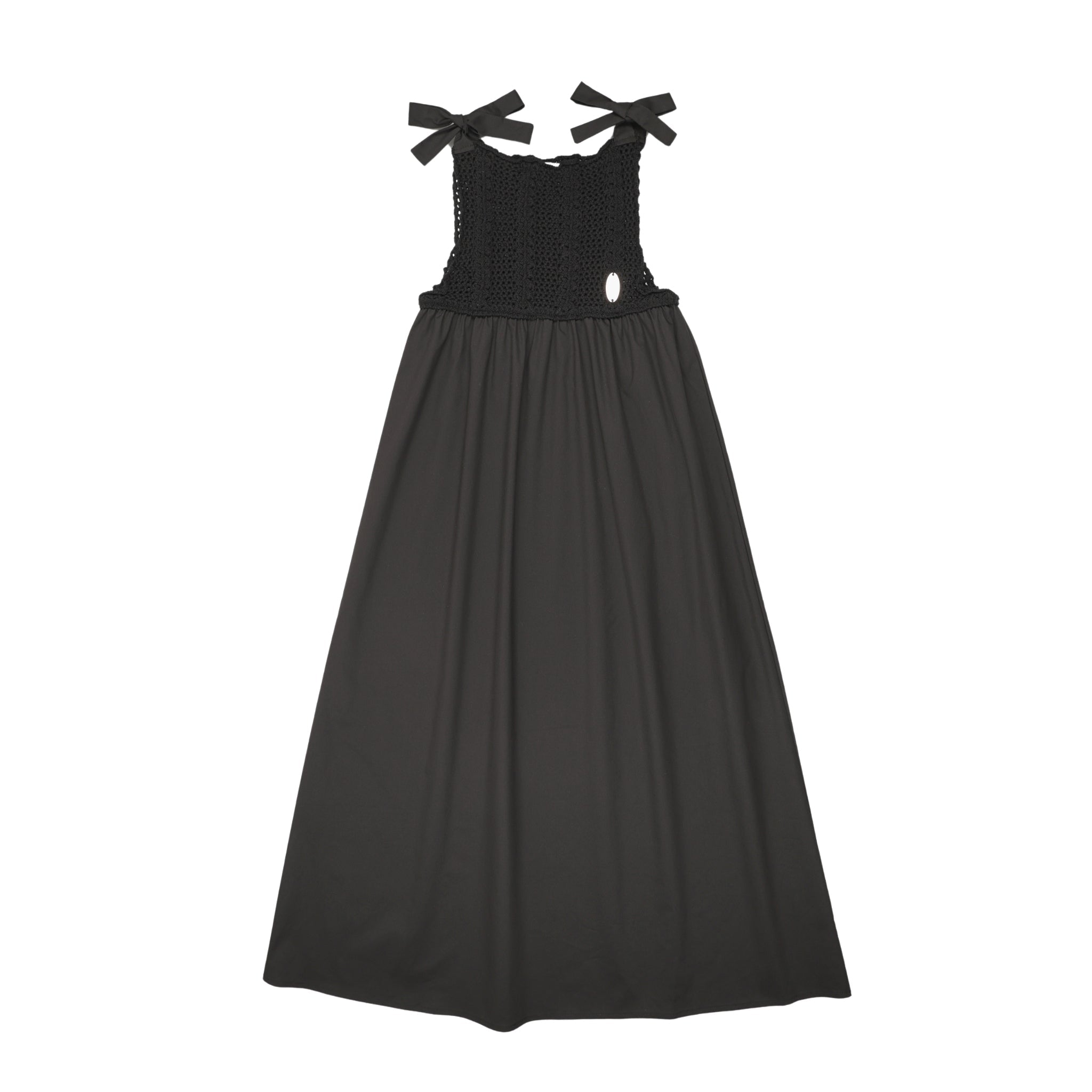 fitted lace wedding dress Froo Raven Maxi