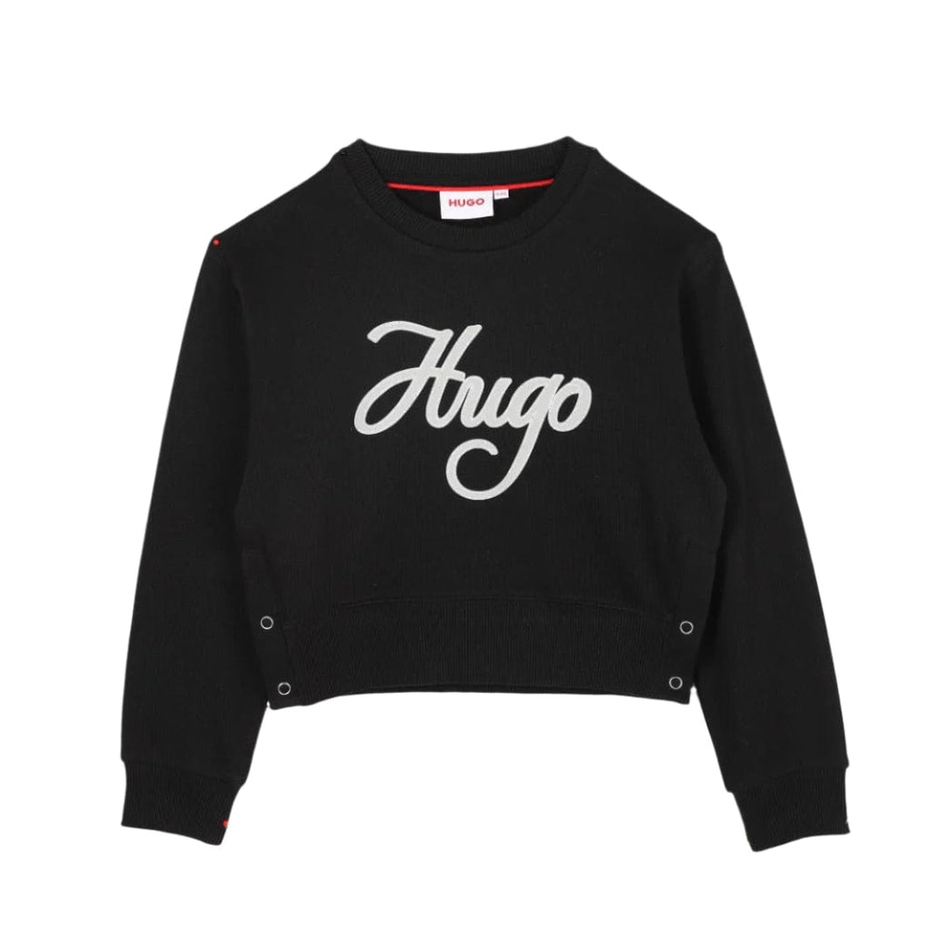 Hugo Sweatshirt Jellybeanzkids Hugo Black Sweatshirt