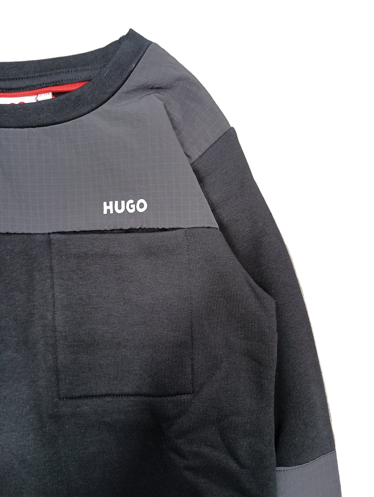 Hugo Sweatshirt Jellybeanzkids Hugo Sweatshirt- Black