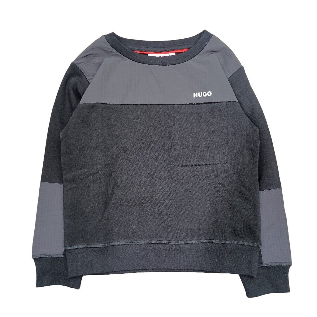 Hugo Sweatshirt Jellybeanzkids Hugo Sweatshirt- Black