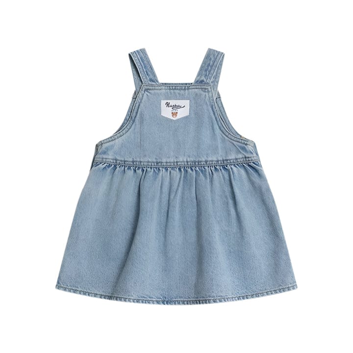 Huxbaby Dress Jellybeanzkids Huxbaby Denim Pinafore Dress