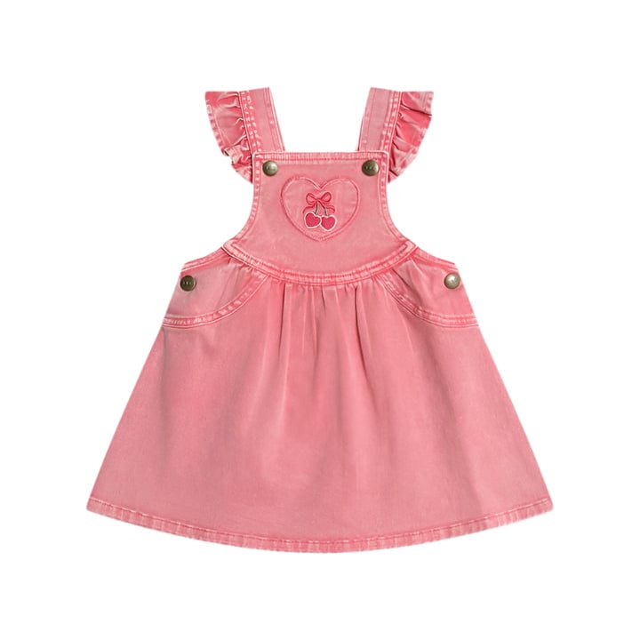 Huxbaby Dress Jellybeanzkids Huxbaby Heart Vintage Pinafore Dress