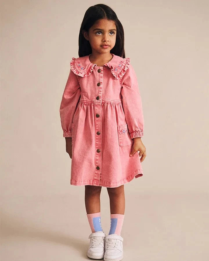 Huxbaby Dress Jellybeanzkids Huxbaby Vintage Floral Collar Dress