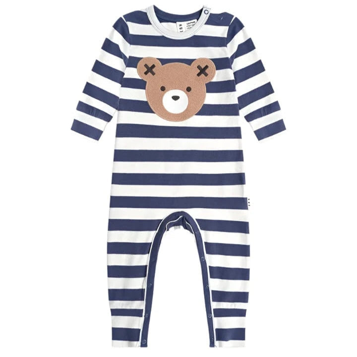 Huxbaby Romper Jellybeanzkids Huxbaby Stripe Huxbear Romper