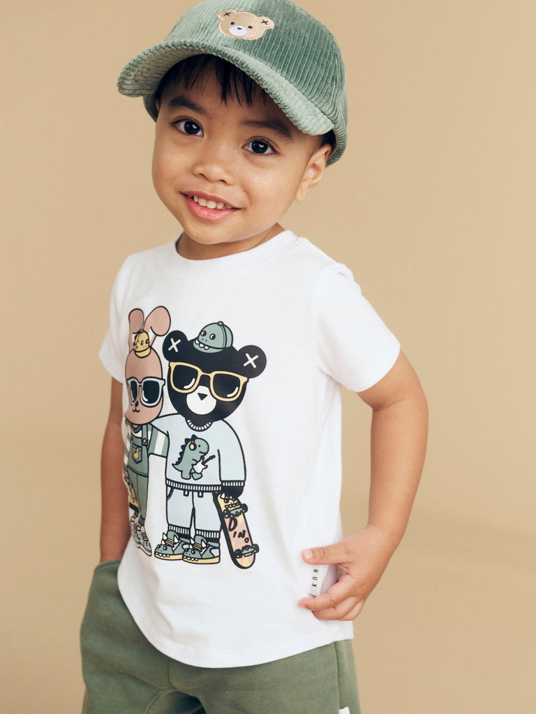 Boys Shirt Huxbaby Cool Penguin Stripe