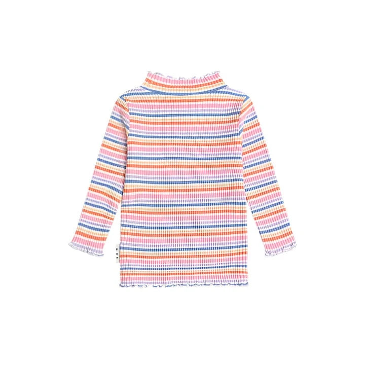 Huxbaby Top Jellybeanzkids Huxbaby Rainbow Rib Top