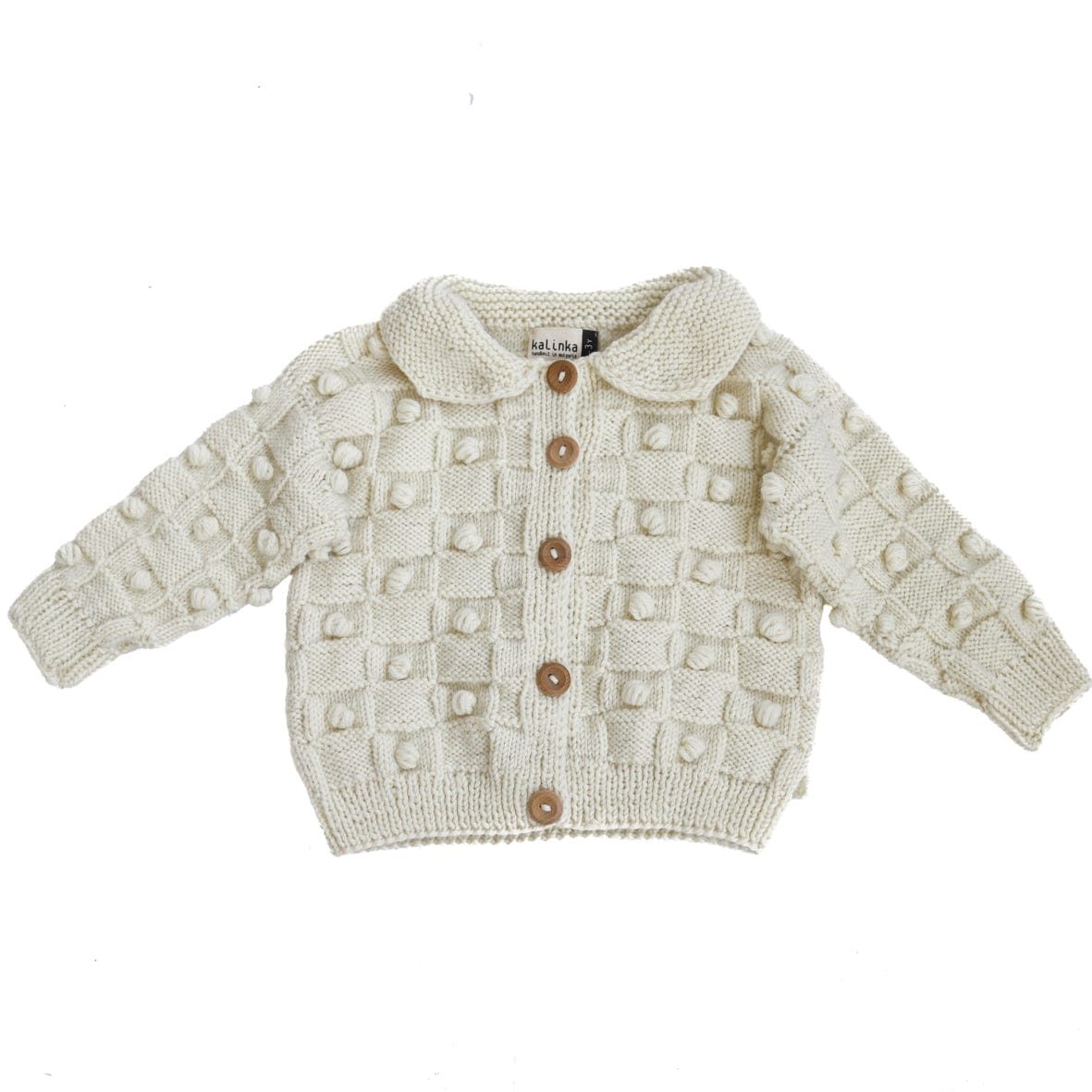 Baby Girls Multicolor Jacquard Knit Cardigan – Petit Mignon