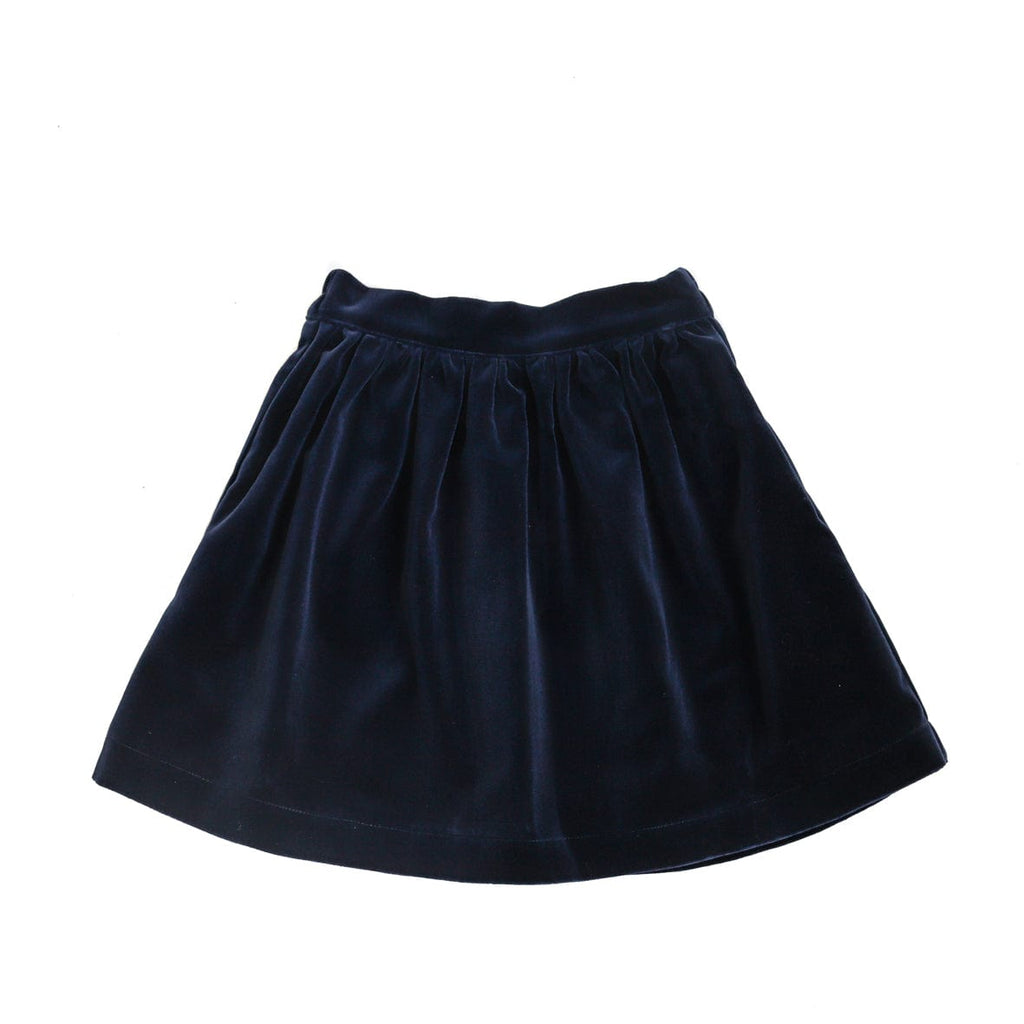 Kalinka Dress Jellybeanzkids Kalinka Velvet Skirt- Navy