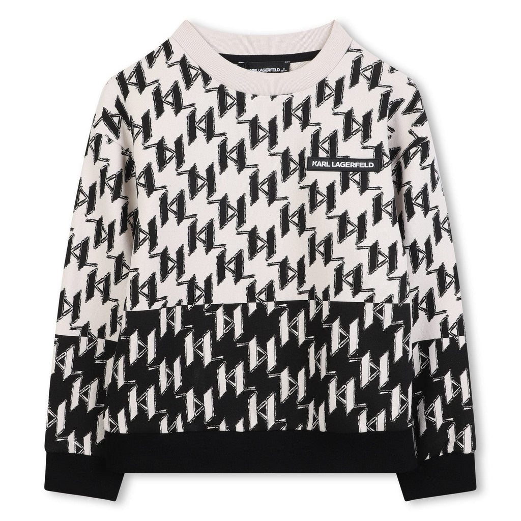 Karl Lagerfeld Sweatshirt Jellybeanzkids Karl Boys Logo Print Sweatshirt