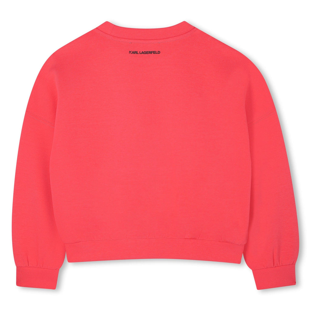 Karl Lagerfeld Sweatshirt Jellybeanzkids Karl Girls Graphic Sweatshirt