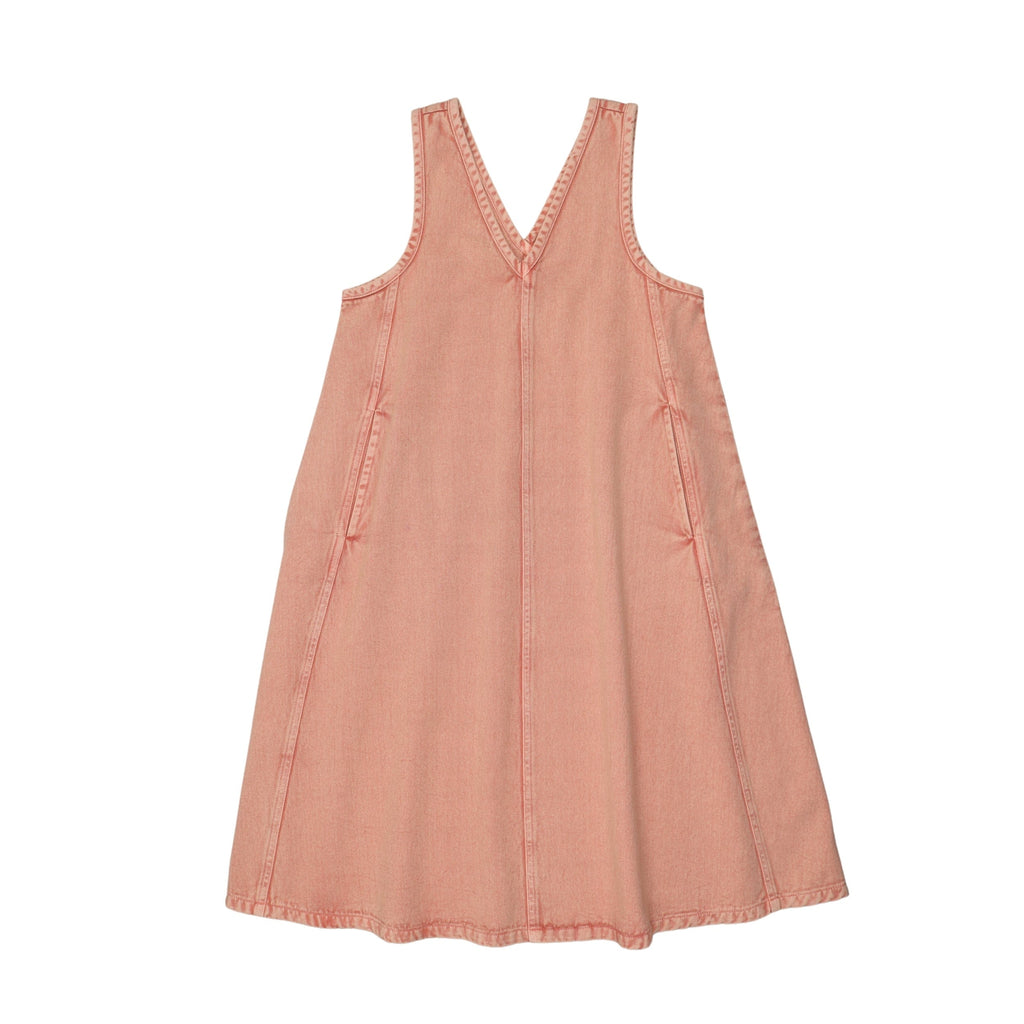 Kin+Kin Dress Jellybeanzkids Kin + Kin Denim Maxi Jumper- Pink Denim