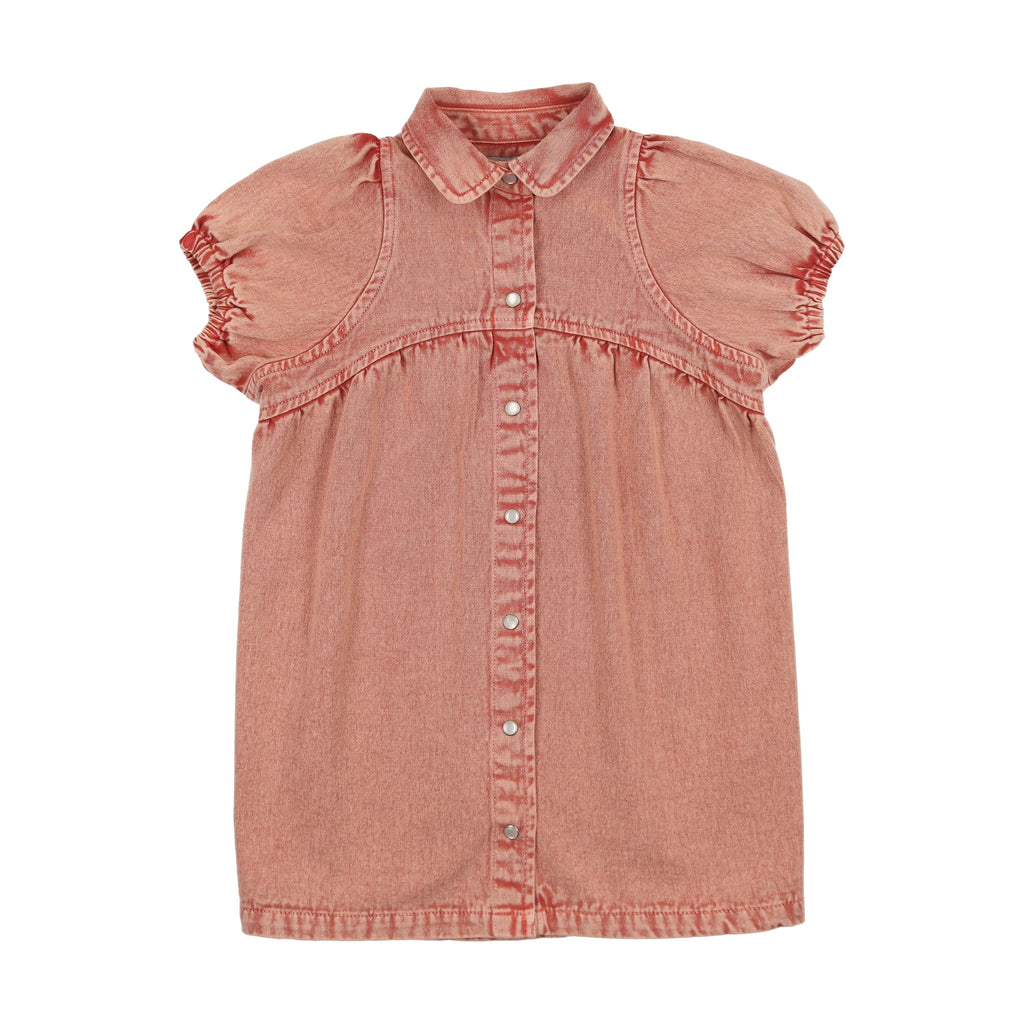 Kin+Kin Dress Jellybeanzkids Kin + Kin Denim Shirt Dress- Pink Denim