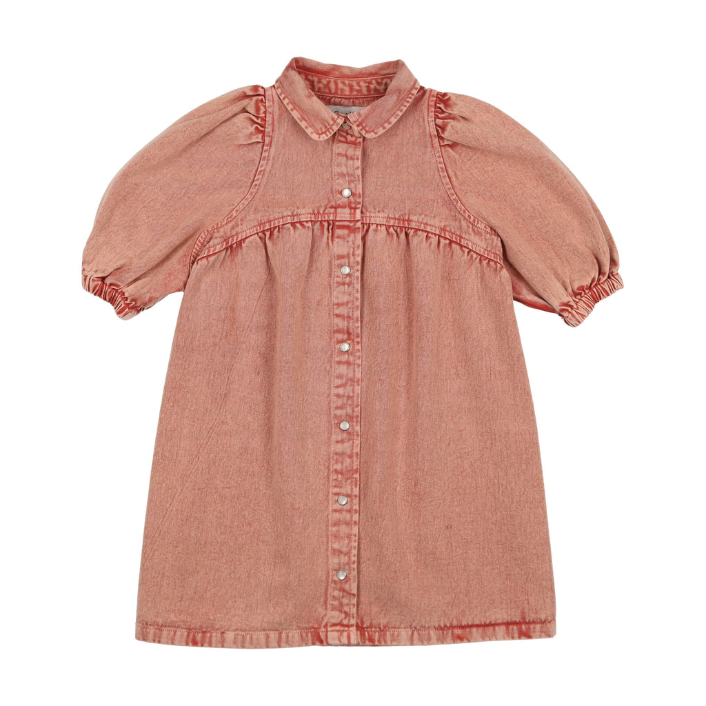 Kin+Kin Dress Jellybeanzkids Kin + Kin Denim Shirt Dress- Pink Denim