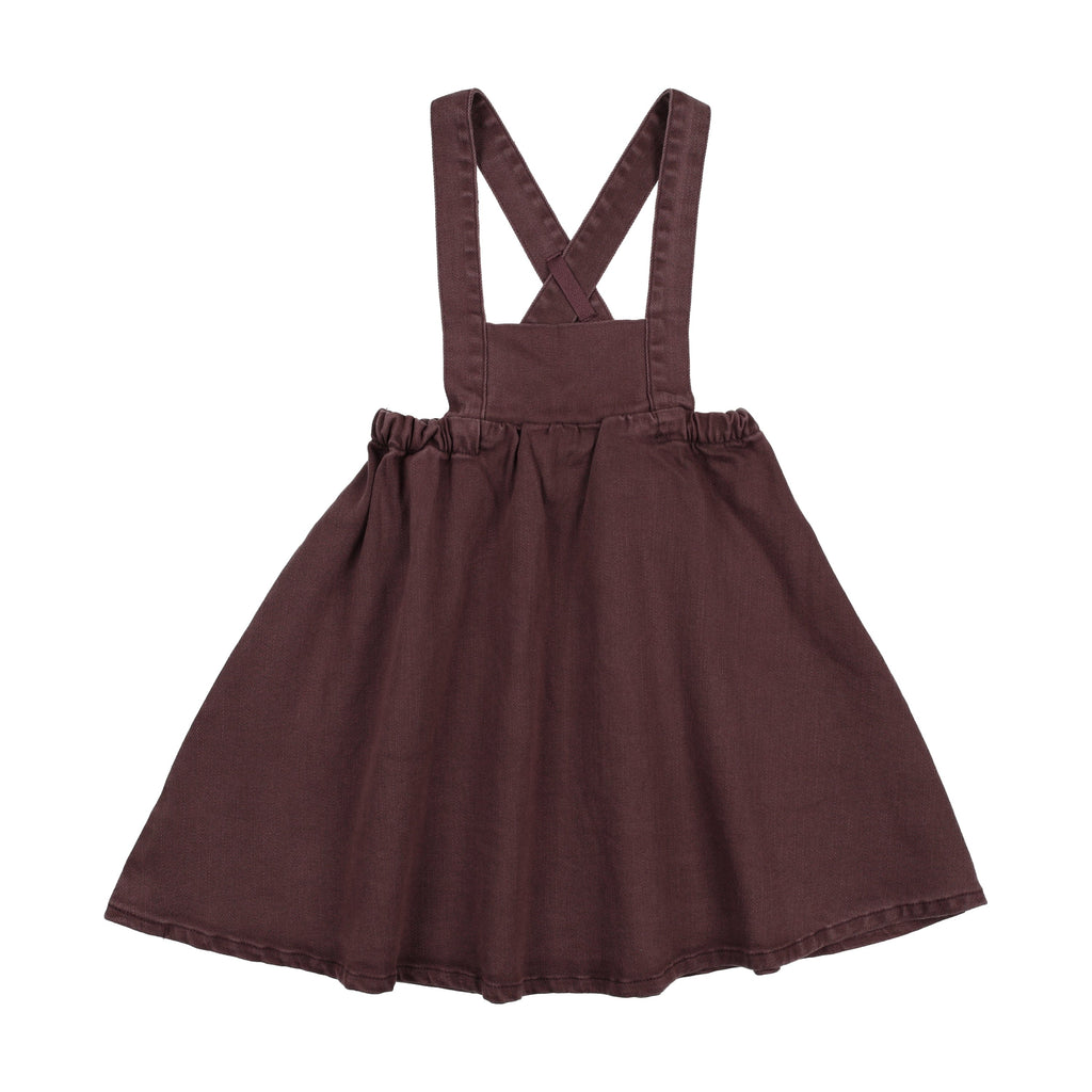 Kin+Kin JUMPER Jellybeanzkids Kin+Kin Girls Bib Jumper -Plum