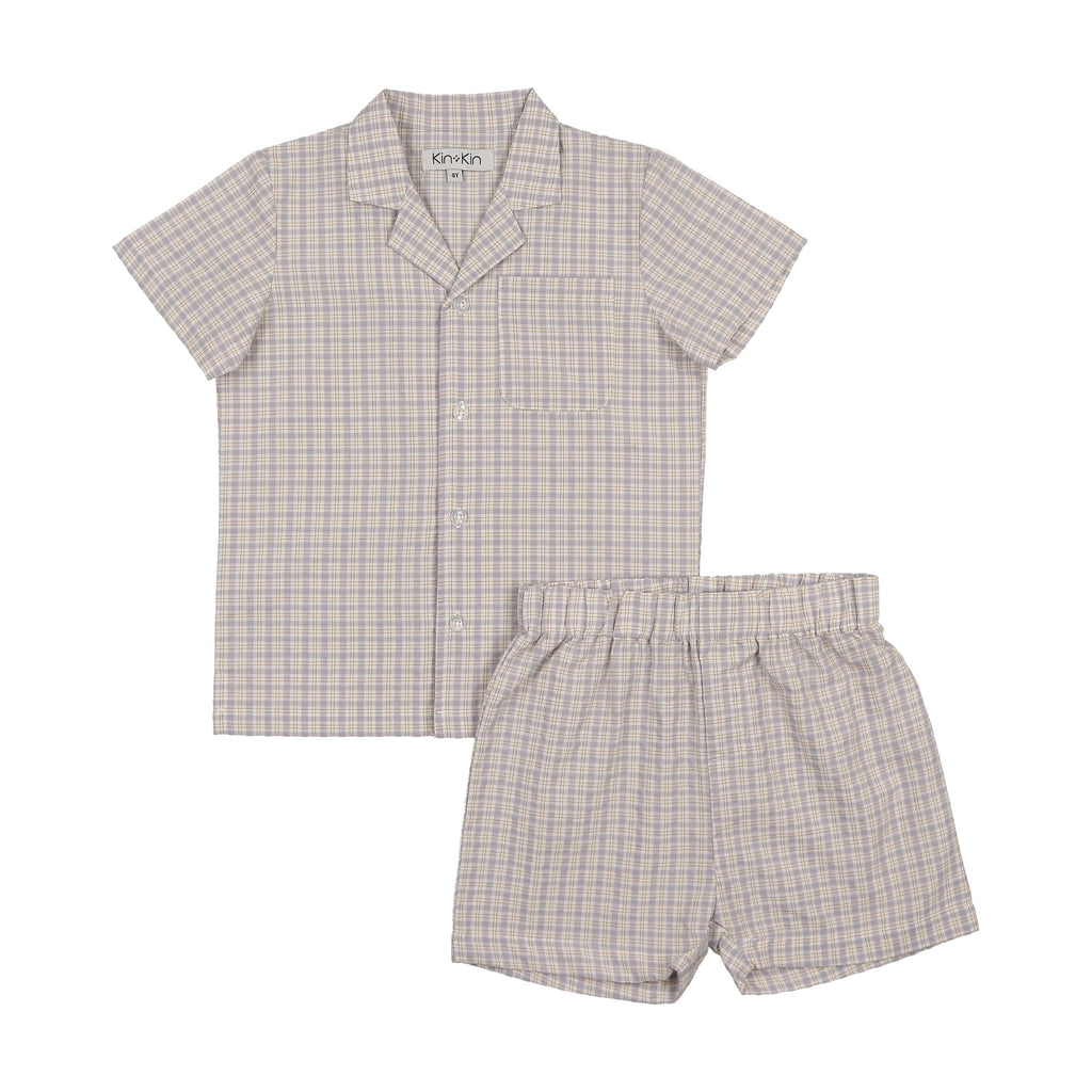 Kin+Kin Set Jellybeanzkids Kin + Kin Boys Johnny Collar Set