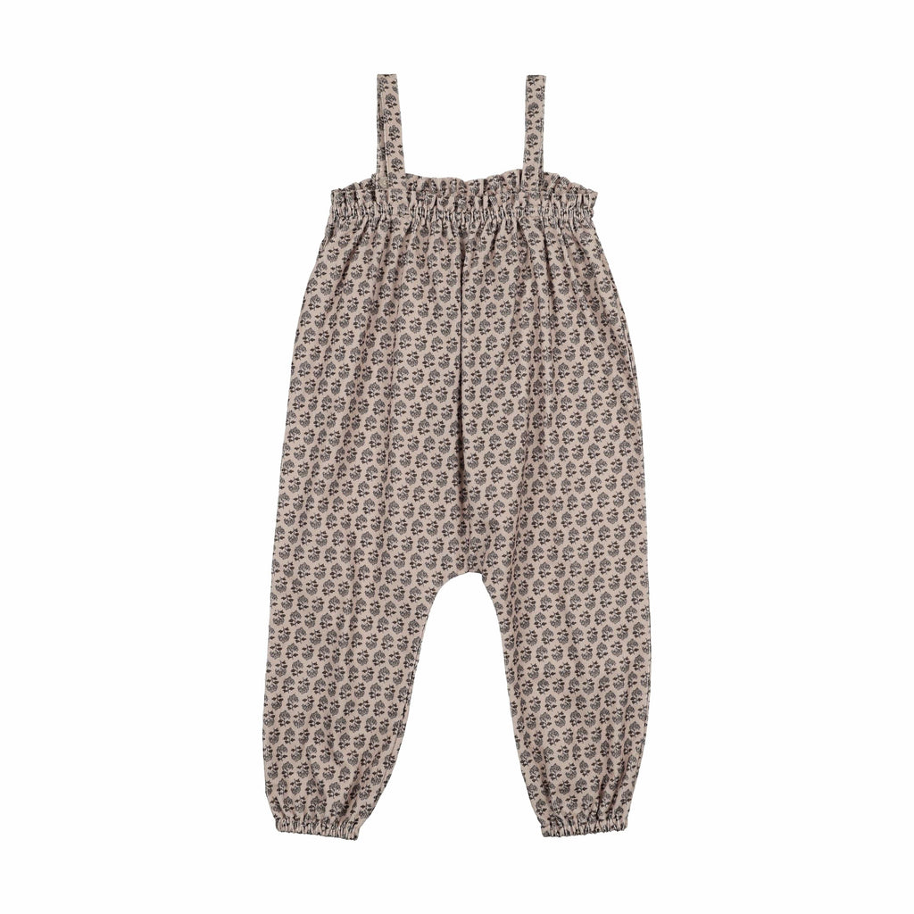 Kin+Kin Set Jellybeanzkids Kin+Kin Printed Overall- Leaf Print