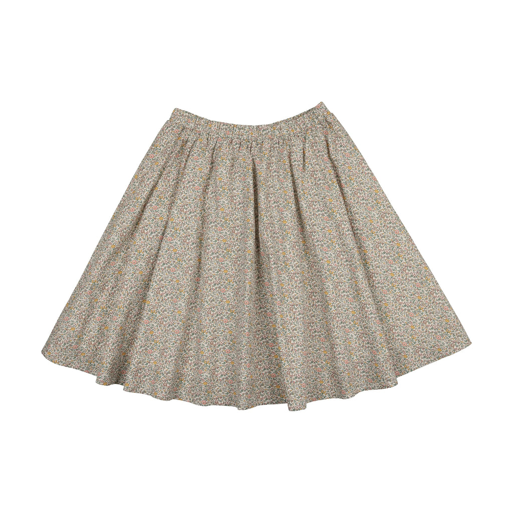 Kin+Kin Skirt Jellybeanzkids Kin + Kin Girls Gathered Skirt-Floral Print