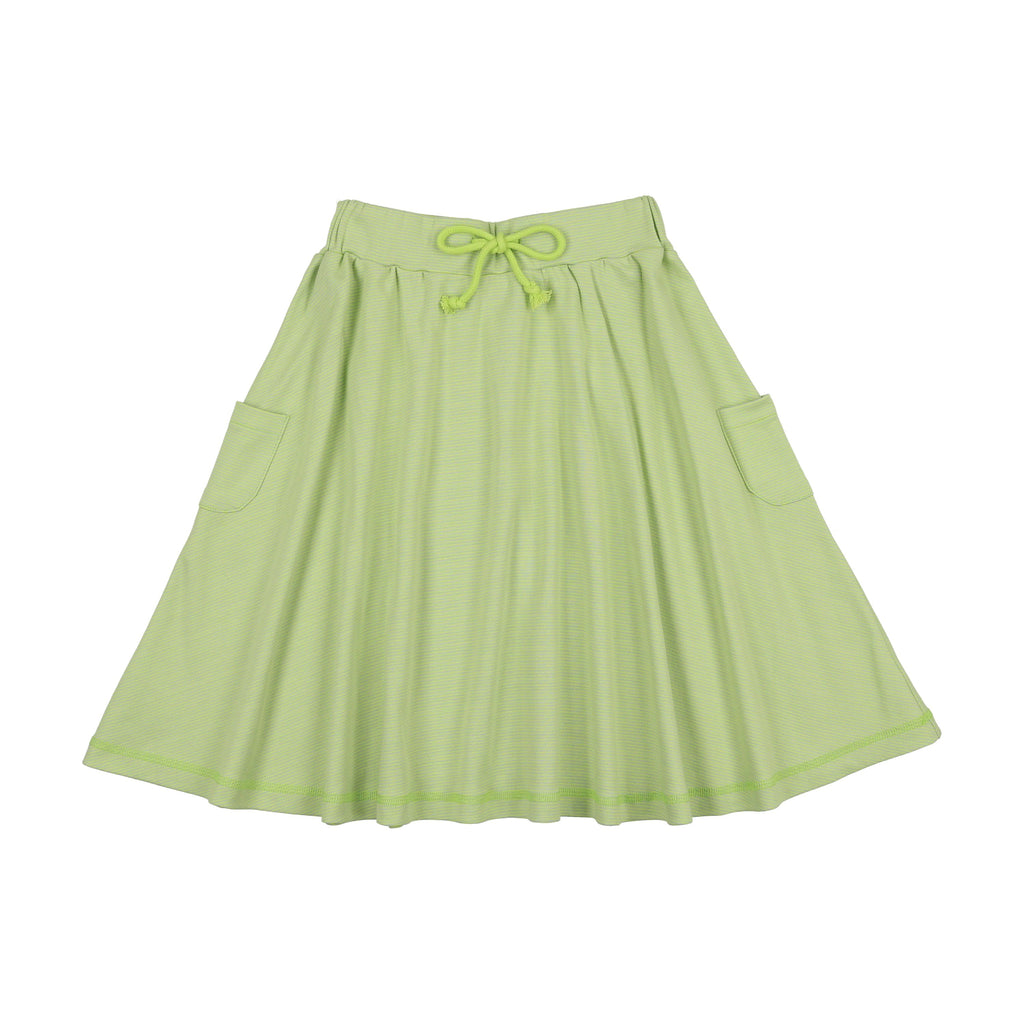 Kin+Kin Skirt Jellybeanzkids Kin + Kin Striped Full  Skirt-Green
