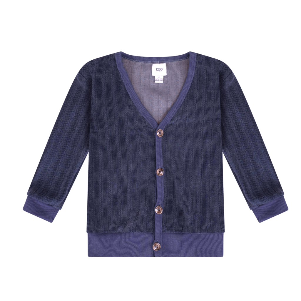 Kipp Cardigan Jellybeanzkids Kipp Chenille Rib Cardigan