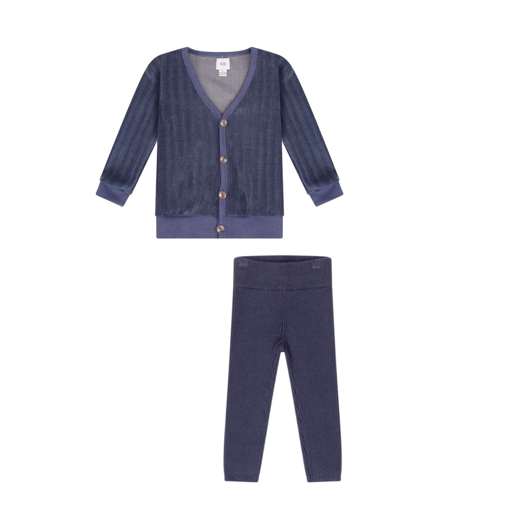 Kipp Leggings Jellybeanzkids Kipp Chenille Rib Cardigan Set