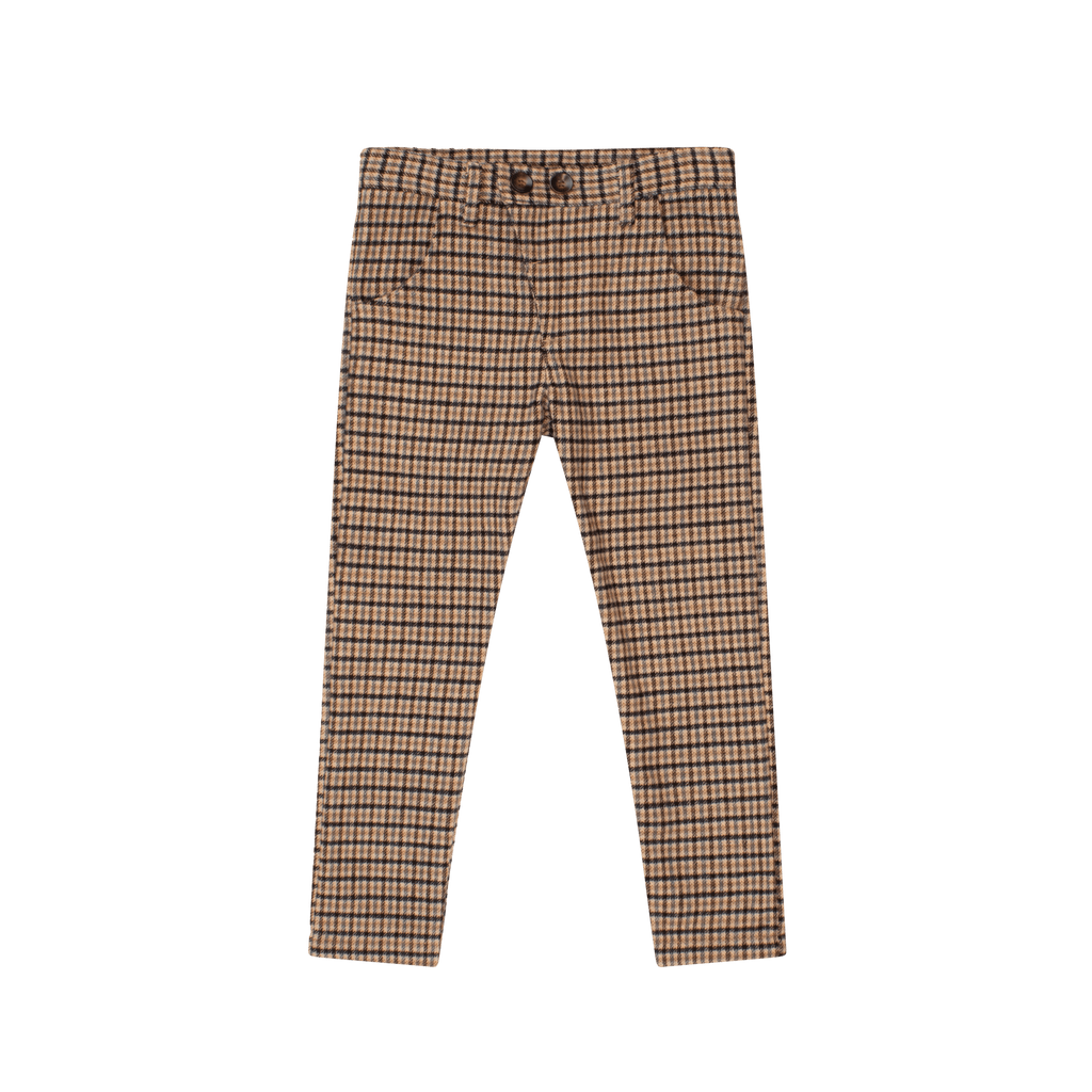 Kipp pants Jellybeanzkids Kipp Plaid Slim Pants